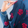 Rose – Blue | Stitched 2 Piece Embroidered Georgette By MOOD