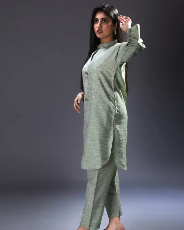 Core – Green | Stitched 2 Piece Cotton By MOOD